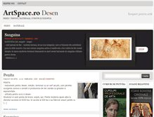 Tablet Screenshot of desen.artspace.ro