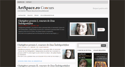 Desktop Screenshot of concurs.artspace.ro