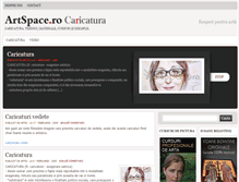 Tablet Screenshot of caricatura.artspace.ro
