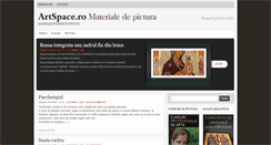 Desktop Screenshot of materiale-pictura.artspace.ro